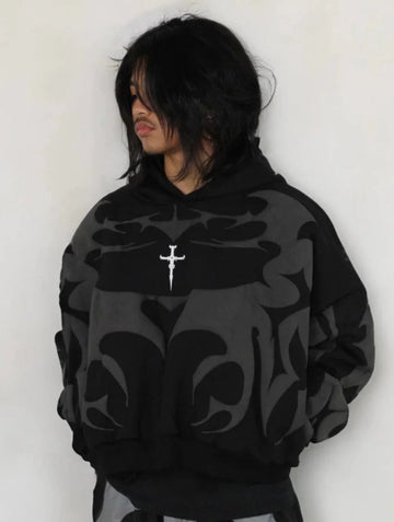 Depth Black Hoodie