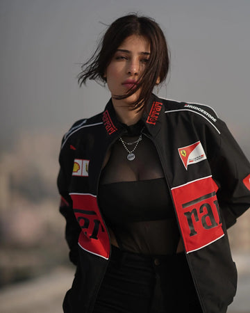 CRAZYVIBES F-1 Ferrari Jacket for Women